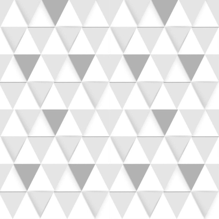 Papel de Parede Adesivo Geométrico Triângulos...