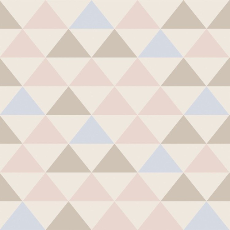 Papel de Parede Adesivo Geométrico Triângulos...