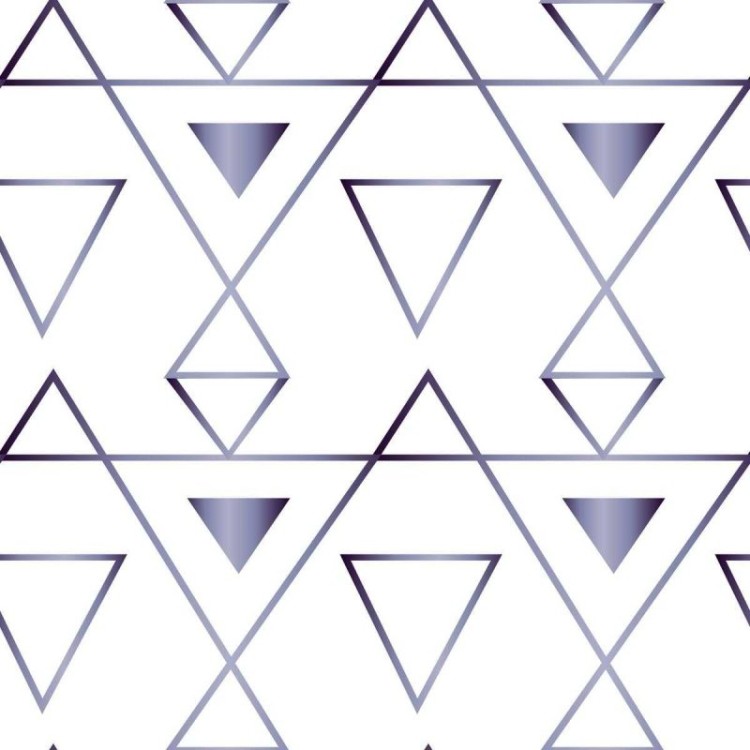 Papel de Parede Adesivo Geométrico Triêngulos...
