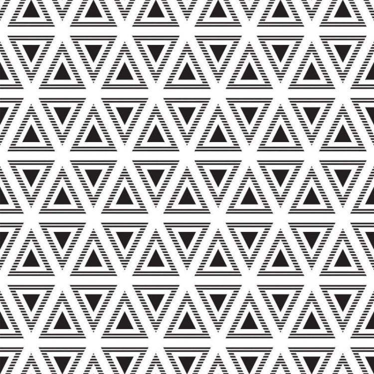 Papel de Parede Adesivo Geométrico Tringulos...