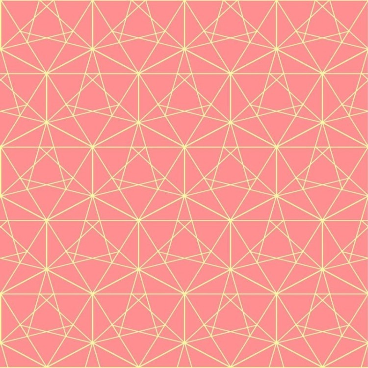 Papel de Parede Adesivo Geométrico Vermelho...