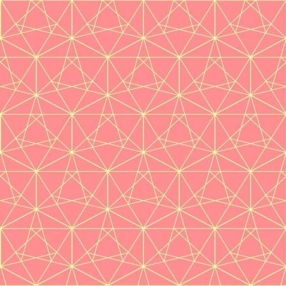 Papel de Parede Adesivo Geométrico Vermelho N010126