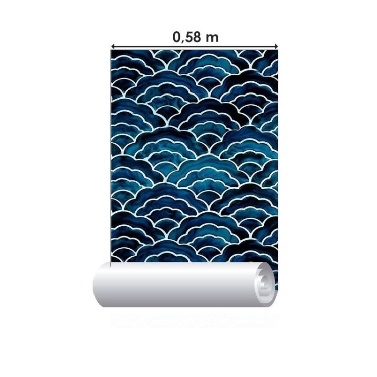Papel de Parede Adesivo Geométrico Wave N013035