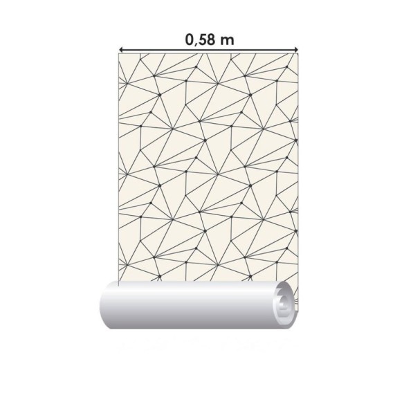 Papel de Parede Adesivo Geométrico Zara N010084
