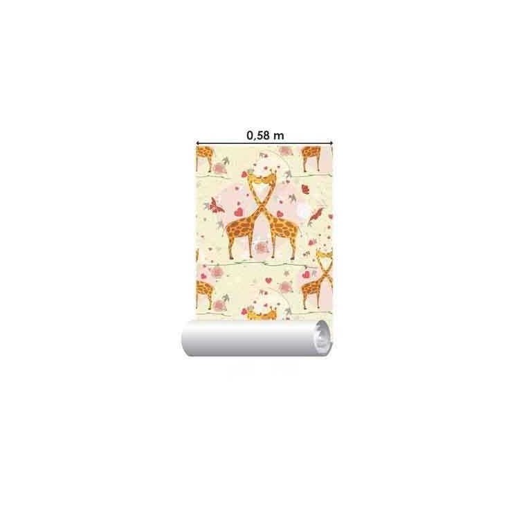 Papel de Parede Adesivo Girafas 1377