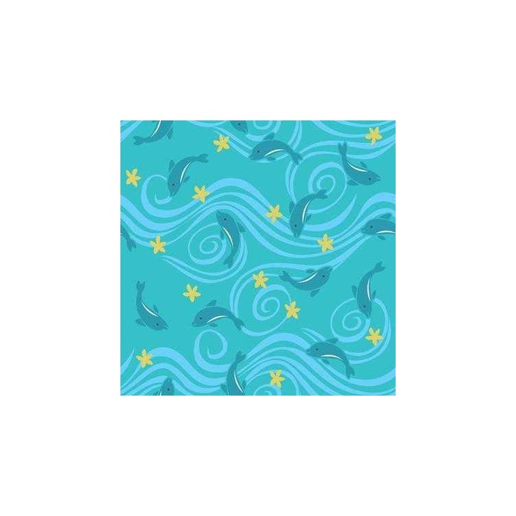 Papel de Parede Adesivo Golfinhos 1405