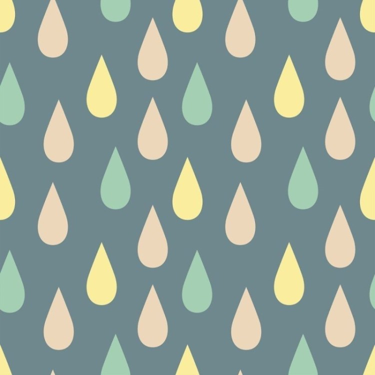 Papel de Parede Adesivo Gotas de Chuva N013172