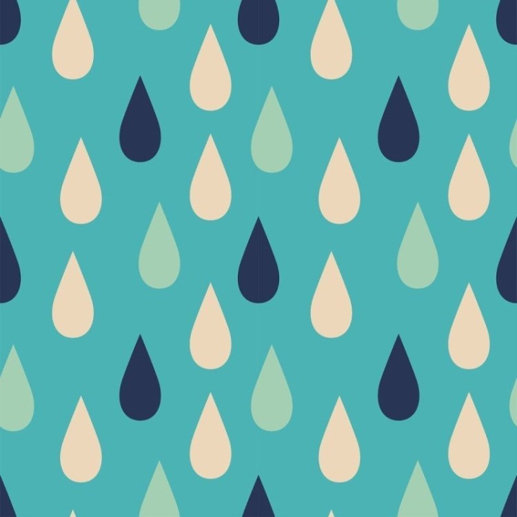Papel de Parede Adesivo Gotas de Chuva N013175