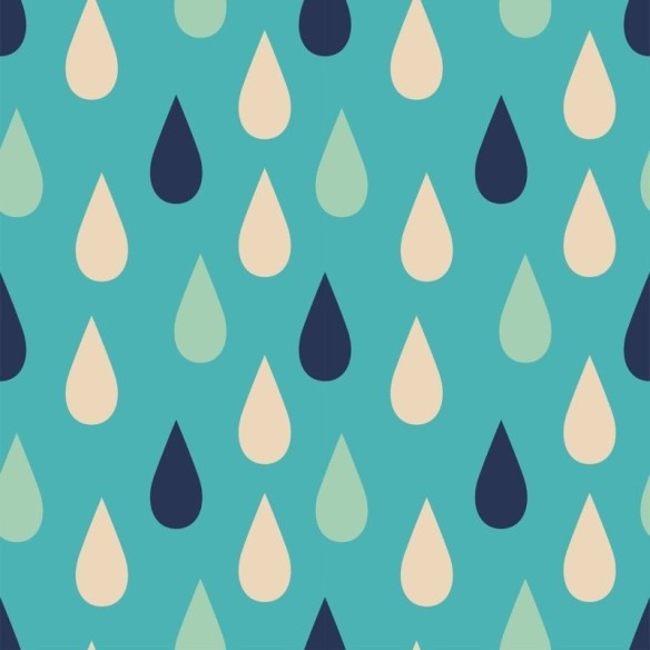 Papel de Parede Adesivo Gotas de Chuva N013175
