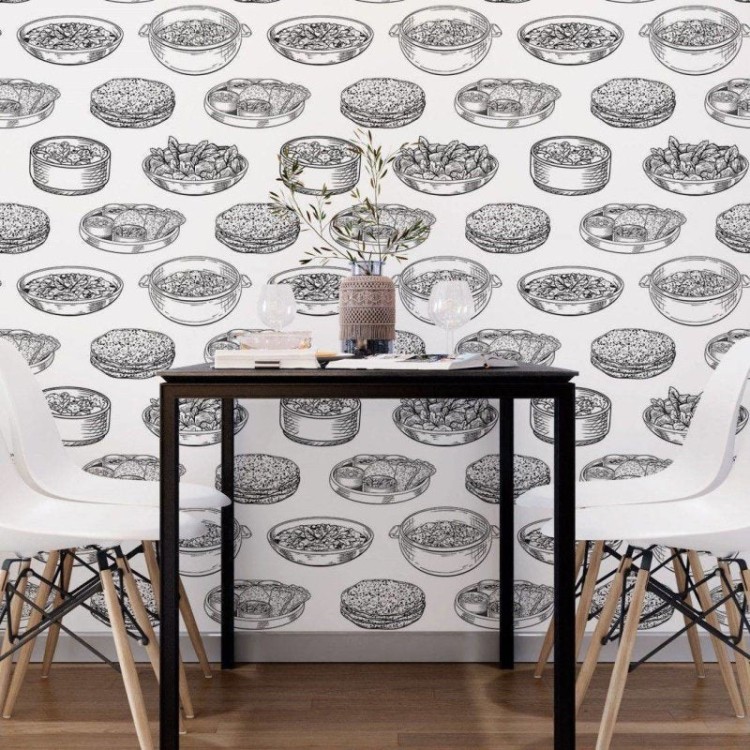 Papel de Parede Adesivo Gourmet Comidas N018083