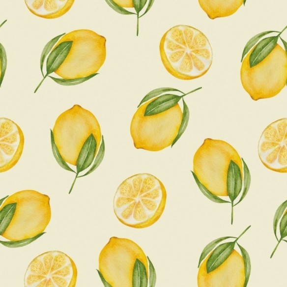 Papel de Parede Adesivo Gourmet Lemons N018086