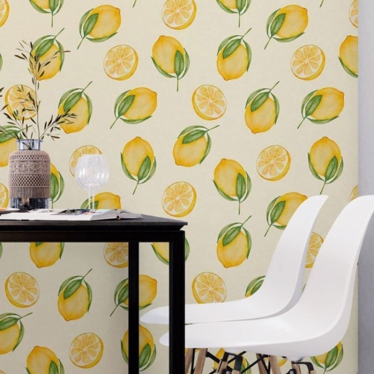 Papel de Parede Adesivo Gourmet Lemons N018086