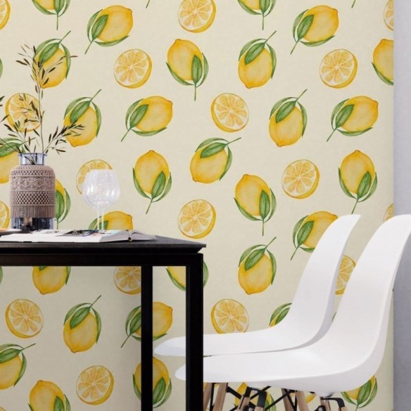Papel de Parede Adesivo Gourmet Lemons N018086