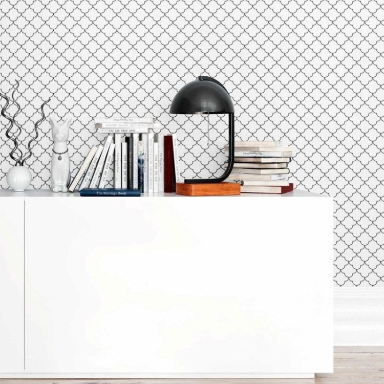 Papel de Parede Adesivo Grade Ornamental N09100