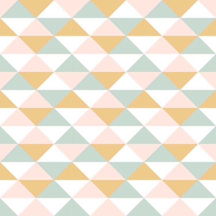 Papel de Parede Adesivo Grafismo Triêngulo...