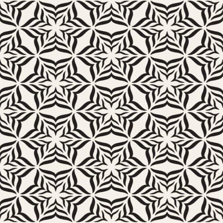 Papel de Parede Adesivo Abstrato Floral N012105