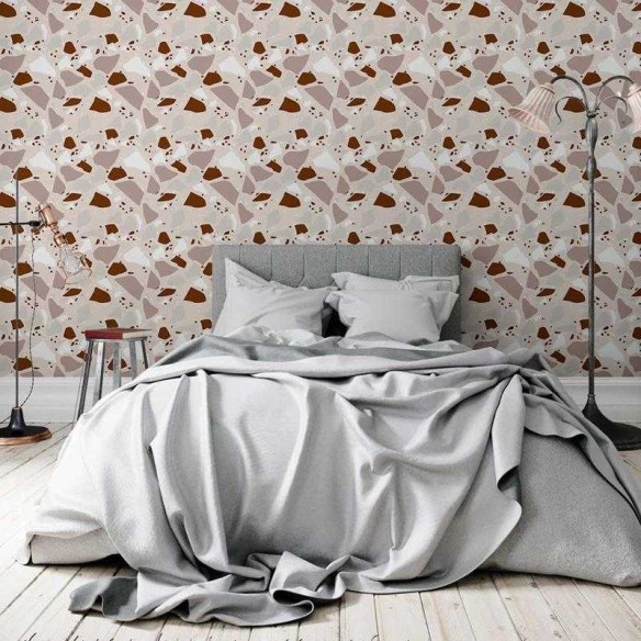 Papel de Parede Adesivo Granilite Bege N05093