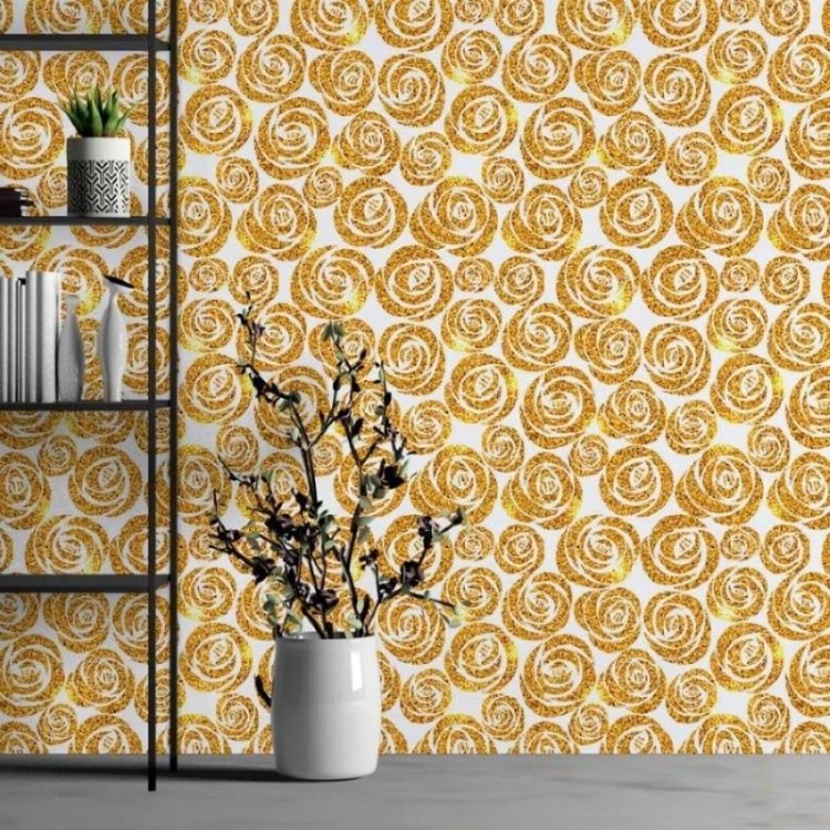 Papel de Parede Adesivo Abstrato Floral N013038