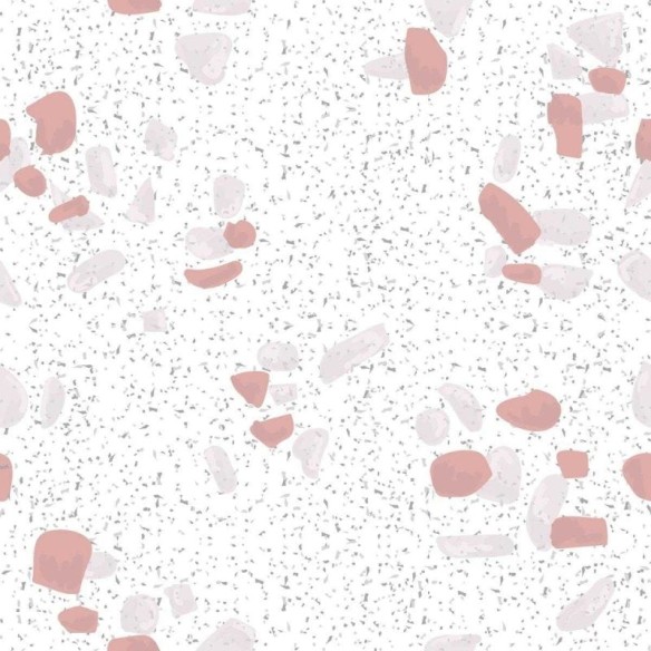 Papel de Parede Adesivo Granilite Branco e Bege N07132