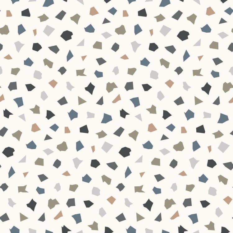 Papel de Parede Adesivo Granilite Branco N010041