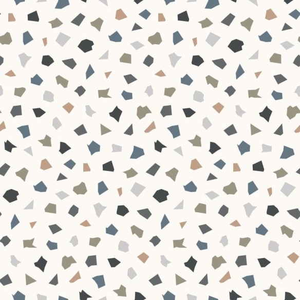 Papel de Parede Adesivo Granilite Branco N010041