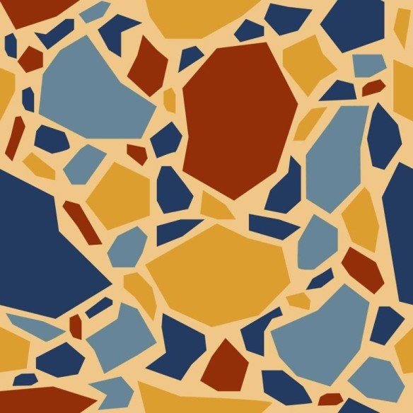 Papel de Parede Adesivo Granilite Moderno Grande Amarelo N07110