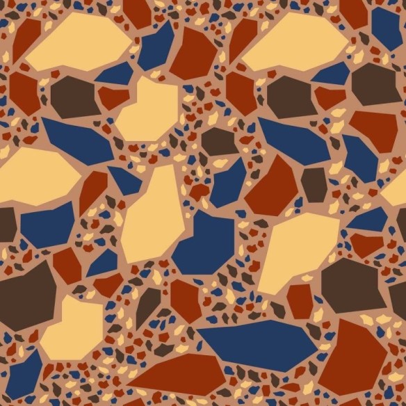 Papel de Parede Adesivo Granilite Moderno Grande Marrom N07112