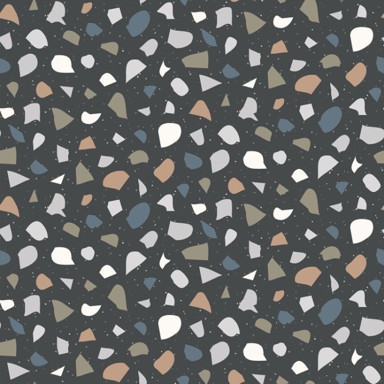 Papel de Parede Adesivo Granilite Preto N010044