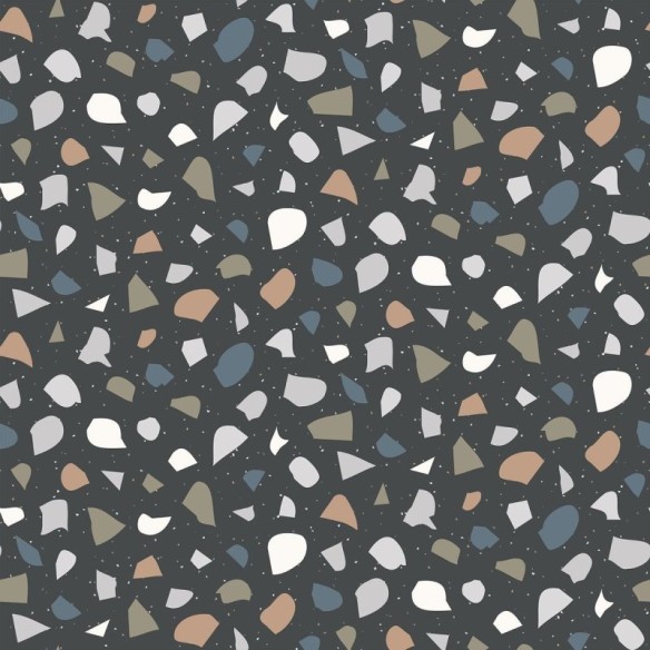 Papel de Parede Adesivo Granilite Preto N010044