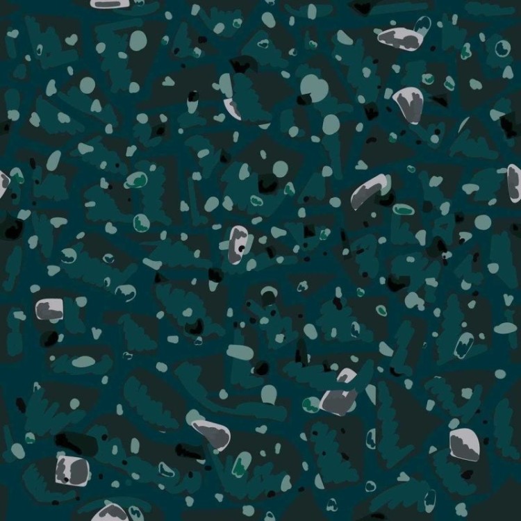 Papel de Parede Adesivo Granilite Verde Escuro...