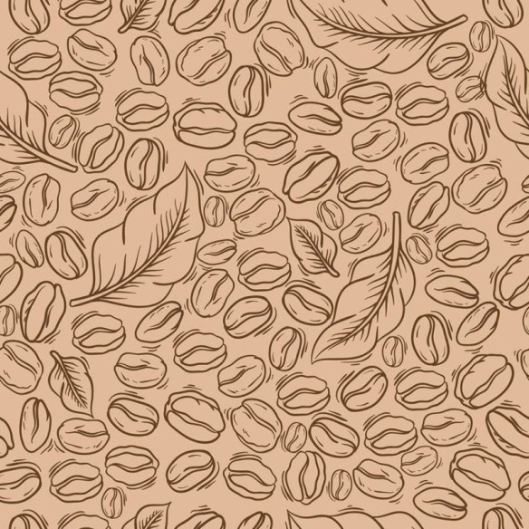 Papel de Parede Adesivo Grãos de Café  N010057