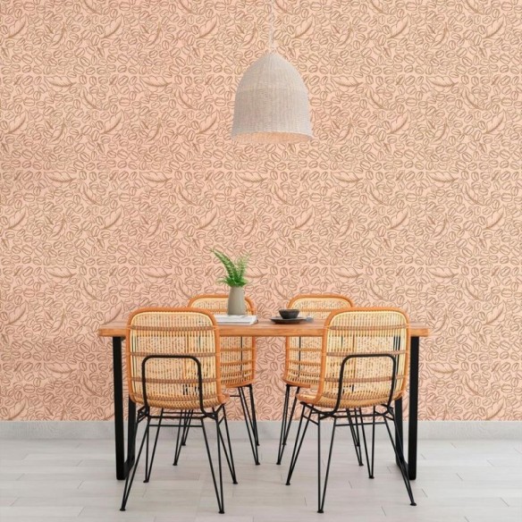 Papel de Parede Adesivo Grãos de Café  N010057