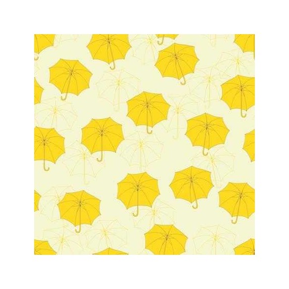 Papel de Parede Adesivo Guarda Chuva Amarelo Séries 64563