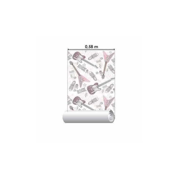 Papel de Parede Adesivo Guitarras Rock  92304766