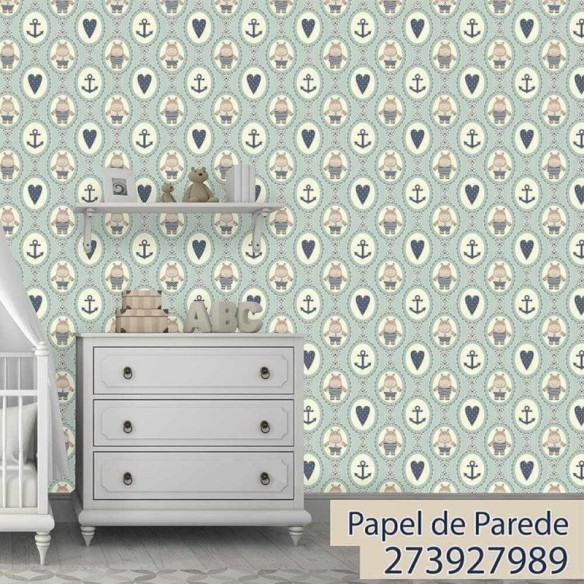 Papel de Parede Adesivo Hipopotamo  273927989