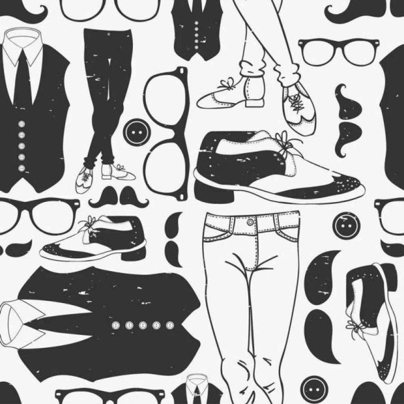 Papel de Parede Adesivo Hipster 136279913