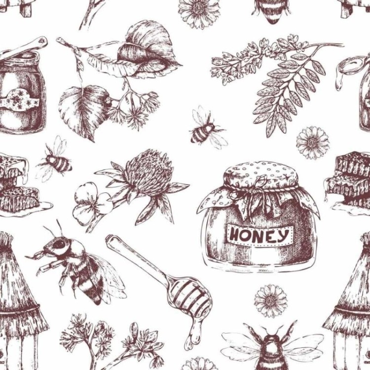Papel de Parede Adesivo Honey N014088