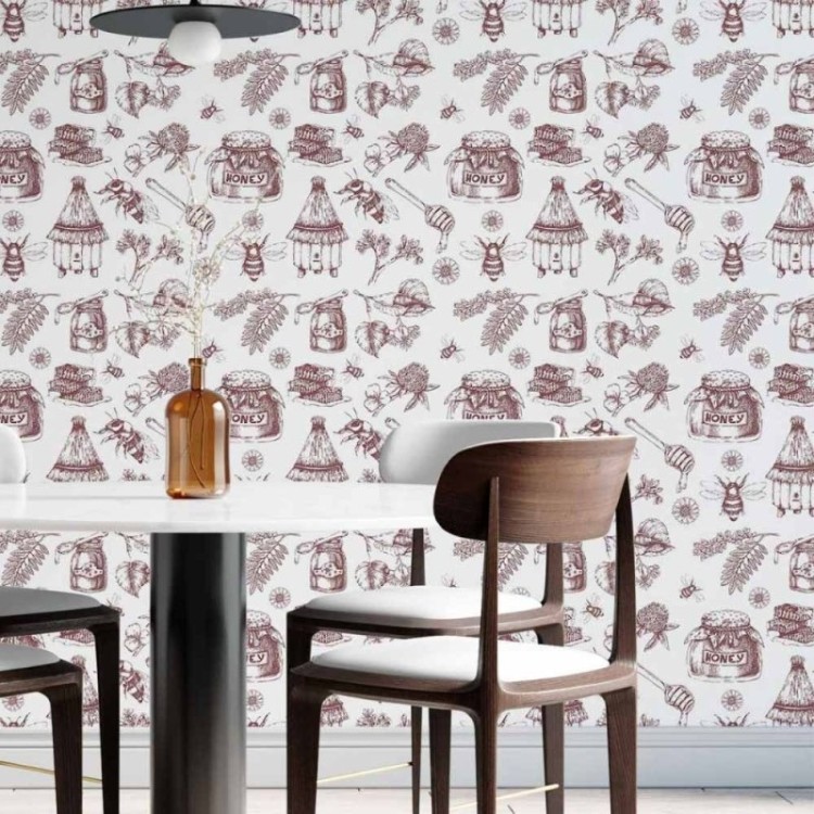 Papel de Parede Adesivo Honey N014088