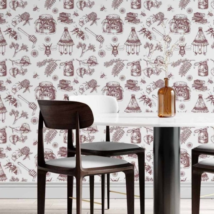 Papel de Parede Adesivo Honey N014088
