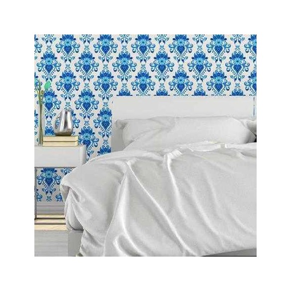 Papel de Parede Adesivo Indiano azul 173353187
