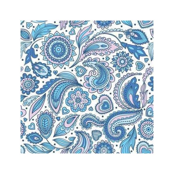 Papel de Parede Adesivo Indiano azul 177258074