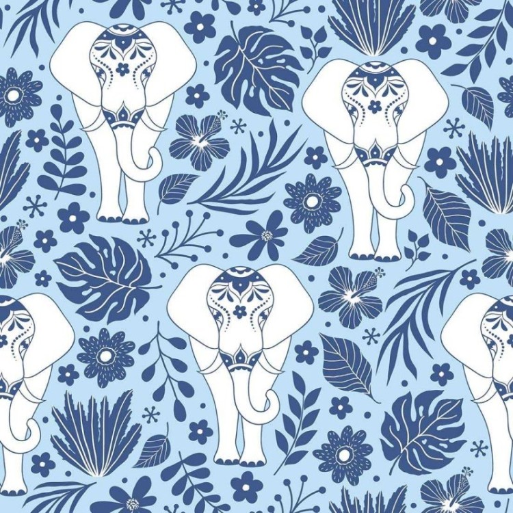 Papel de Parede Adesivo Indiano Comércio N02223