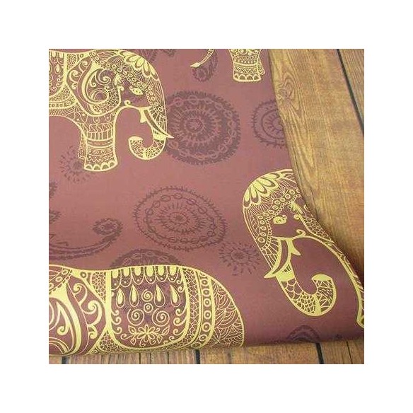 Papel de Parede Adesivo Indiano Elefante 117522841