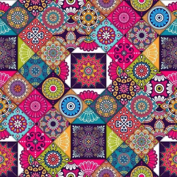 Papel de Parede Adesivo Indiano N202193