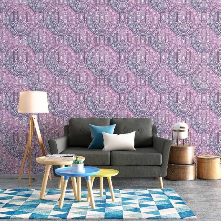Papel de Parede Adesivo Indiano N253B