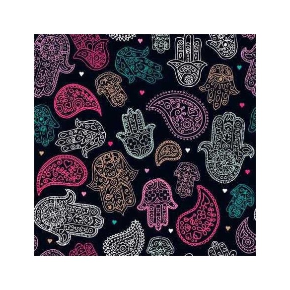 Papel de Parede Adesivo Indiano roxo 112734778
