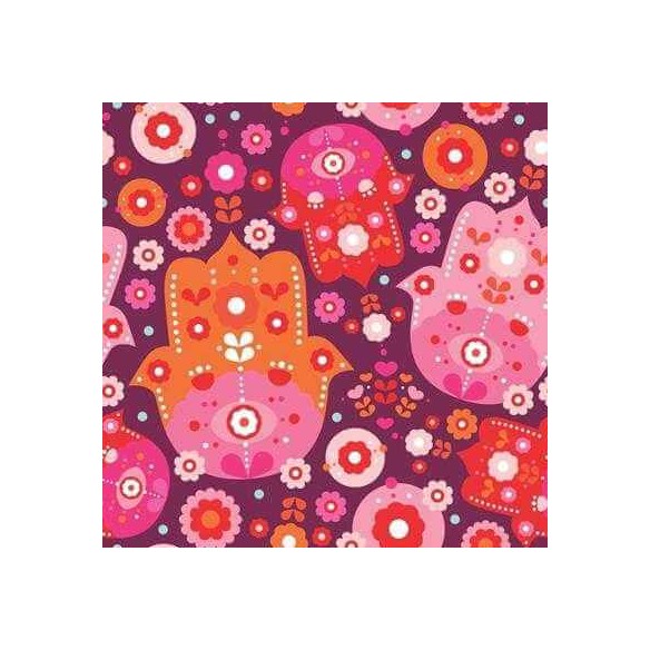 Papel de Parede Adesivo Indiano roxo rosa 179812688