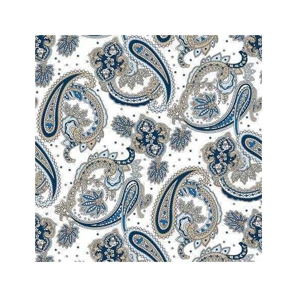 Papel de Parede Adesivo Indiano Salmouras Azul 536539102