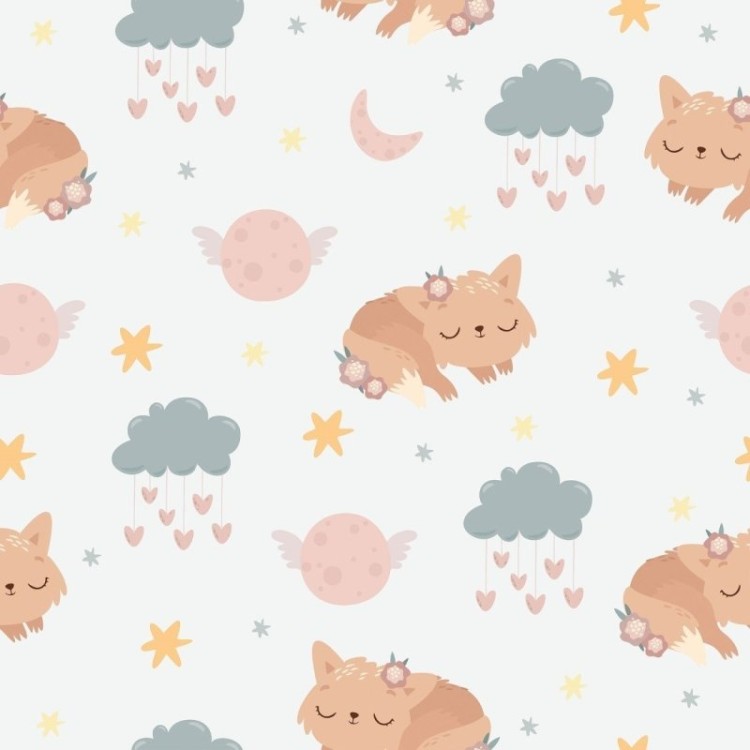 Papel de Parede Adesivo Infantil Animais N019028