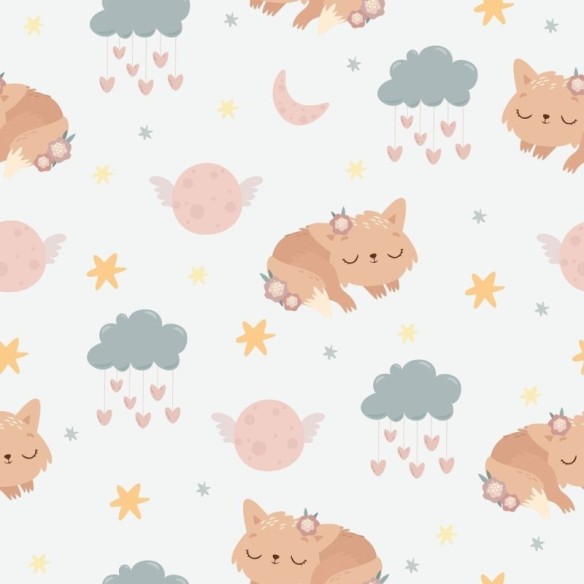 Papel de Parede Adesivo Infantil Animais N019028